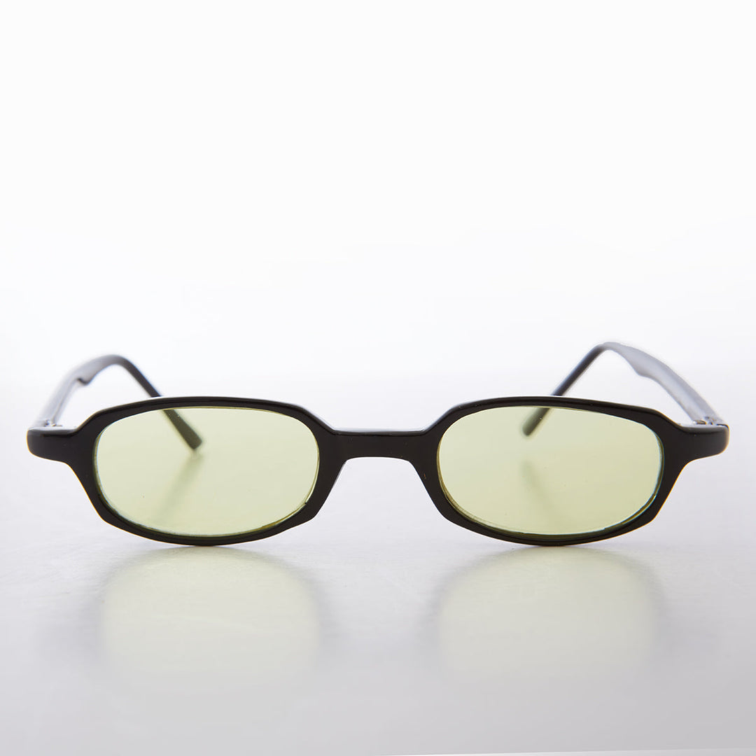 Micro Rectangle Black Sunglasses - Summers 2