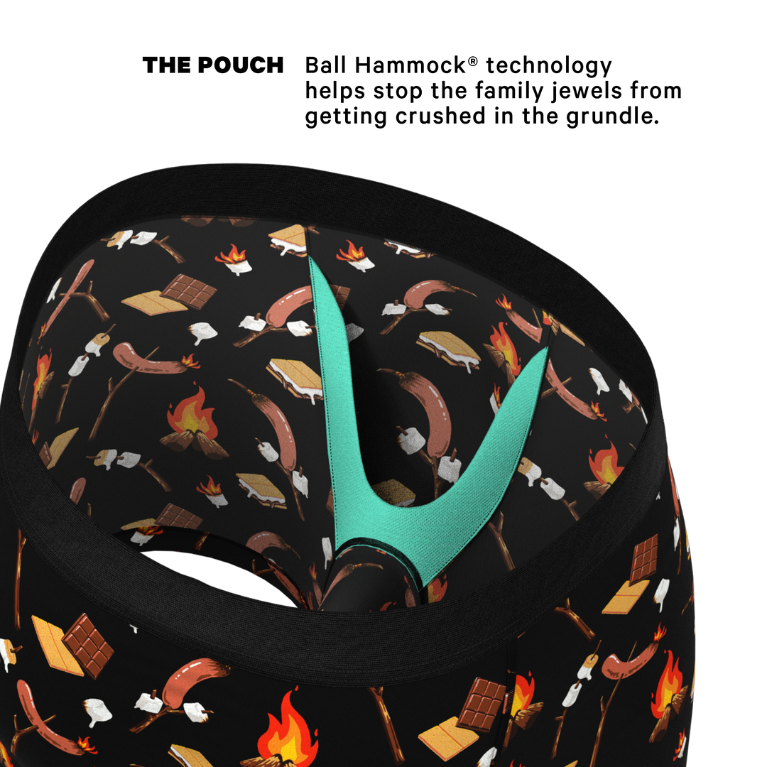 The S'more The Merrier | Campfire Ball Hammock® Pouch Underwear