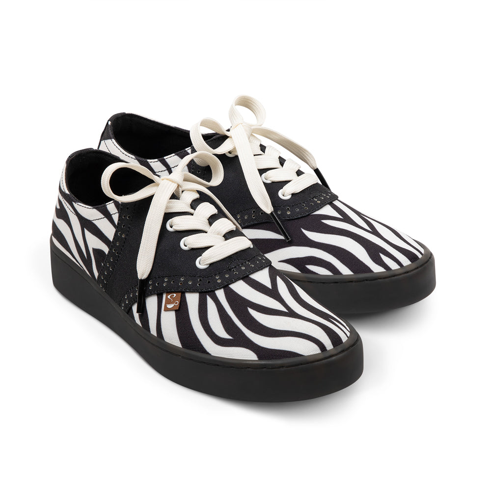 Saddle Zebra Casual Sneaker
