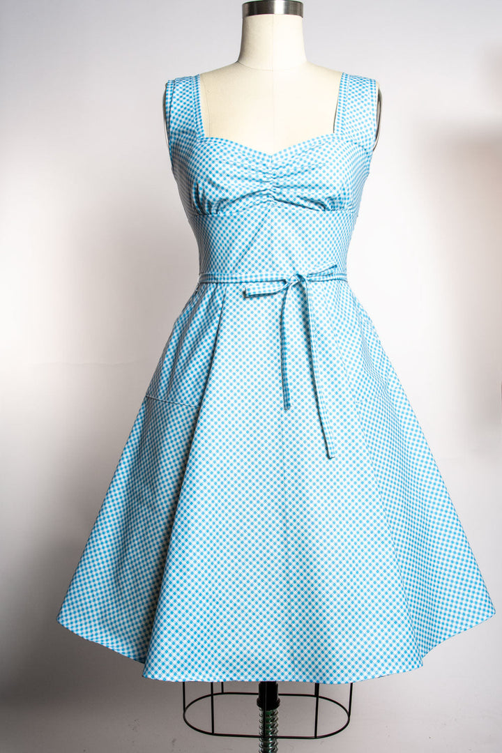 Sadie Dress - Little Sky Gingham