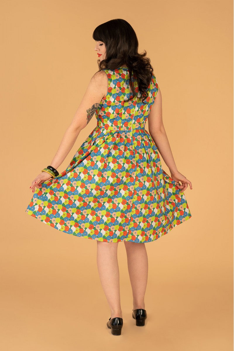 Samantha A-Line 60s-Inspired Dress