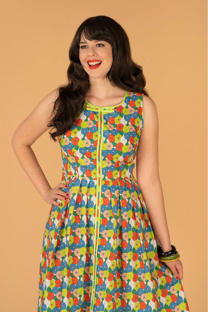 Samantha A-Line 60s-Inspired Dress