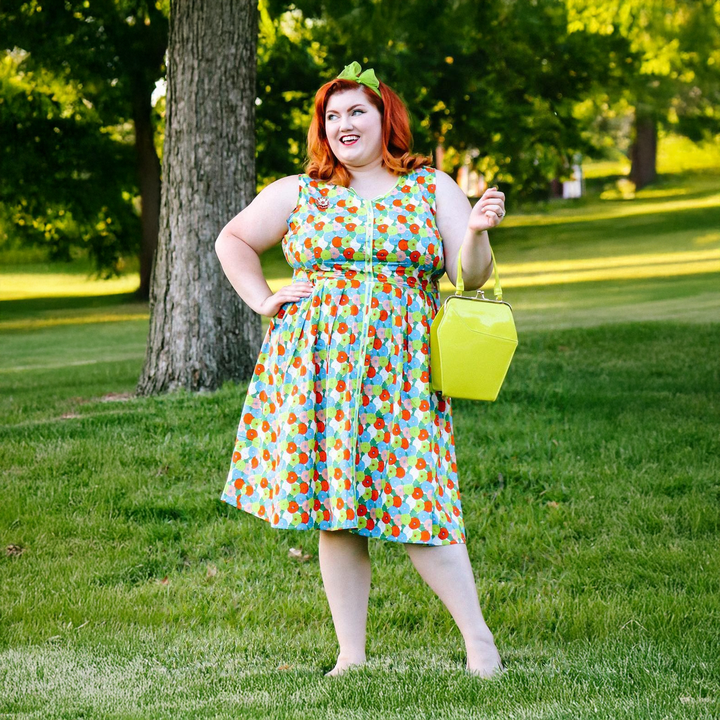 Samantha A-Line 60s-Inspired Dress