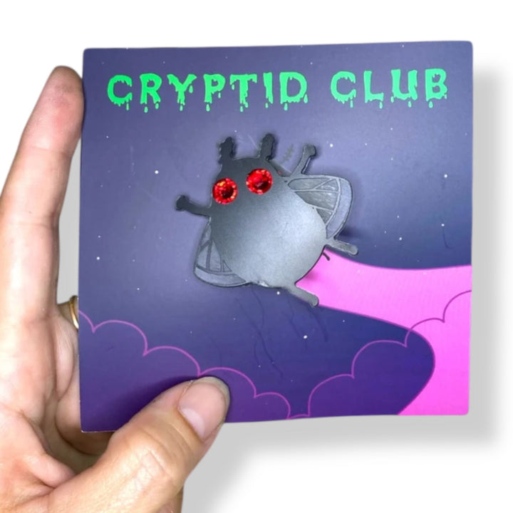 Cryptid Club Mothman Hair Clip