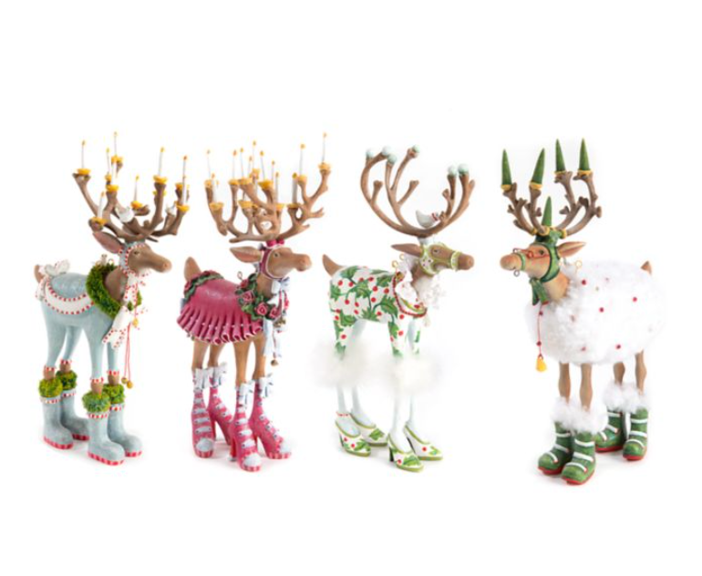 Dash Away Reindeer Figure Set A by Patience Brewster