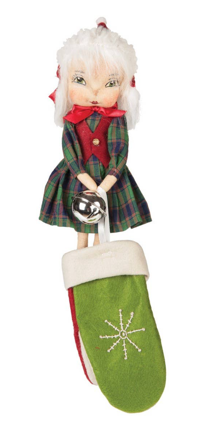 Ava & Abe Bundle of 2 Christmas Gathered Traditions Dolls