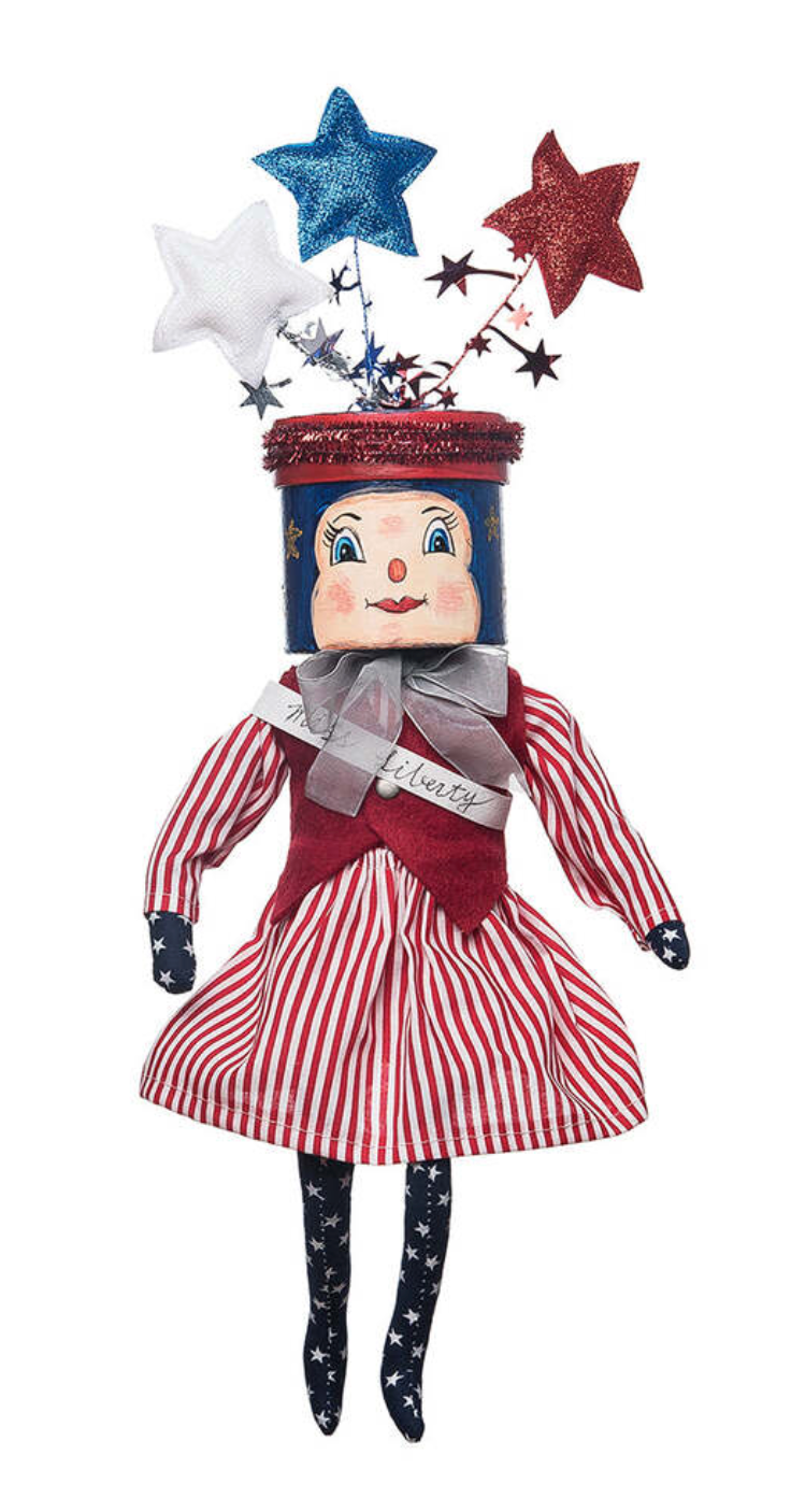 Miss & Mister Liberty Bundle of 2 Gathered Traditions Dolls