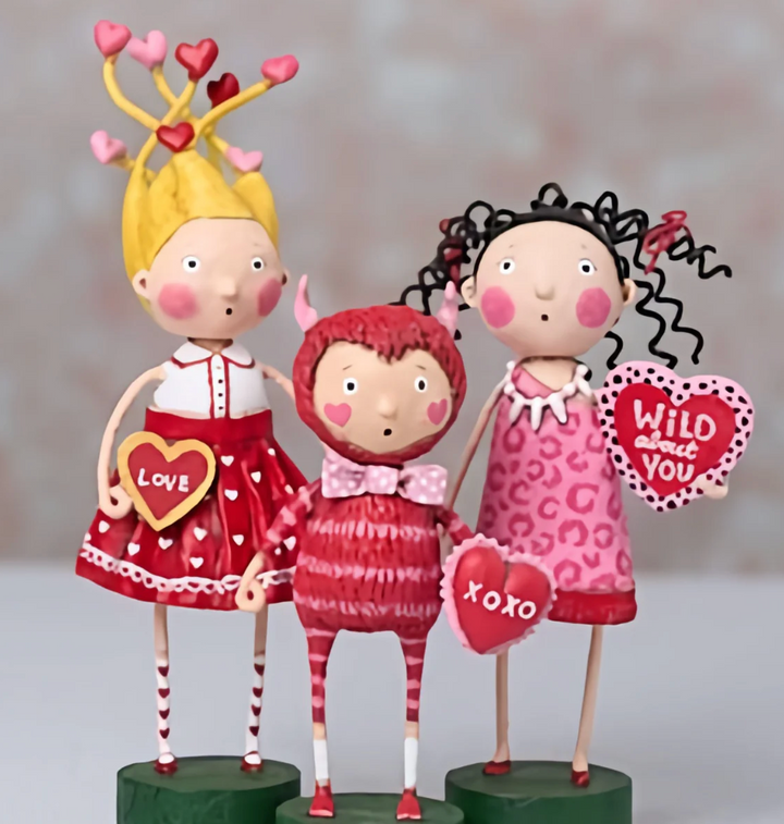 Wild Hearts Valentine Trio by Lori Mitchell