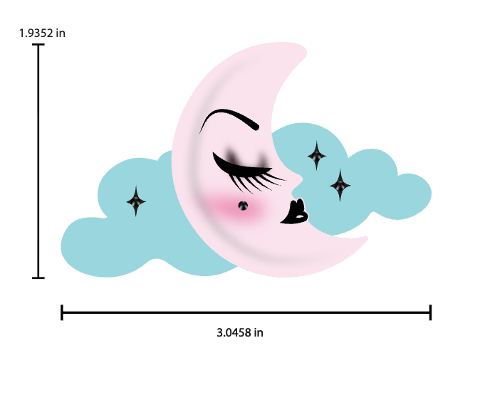 Luna Lullaby Brooch by Miss Fluff x Lipstick & Chrome – view 2