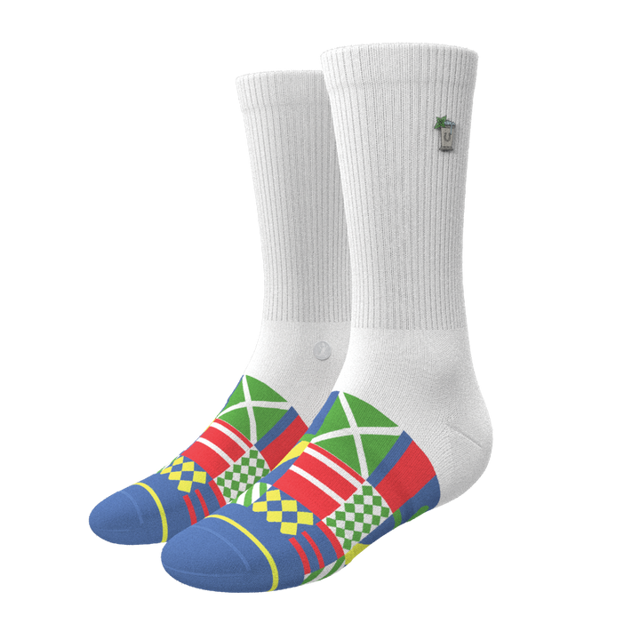 The Secretariat | Derby Flag Heel Hammock™ Crew Socks