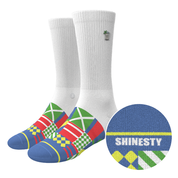 The Secretariat | Derby Flag Heel Hammock™ Crew Socks