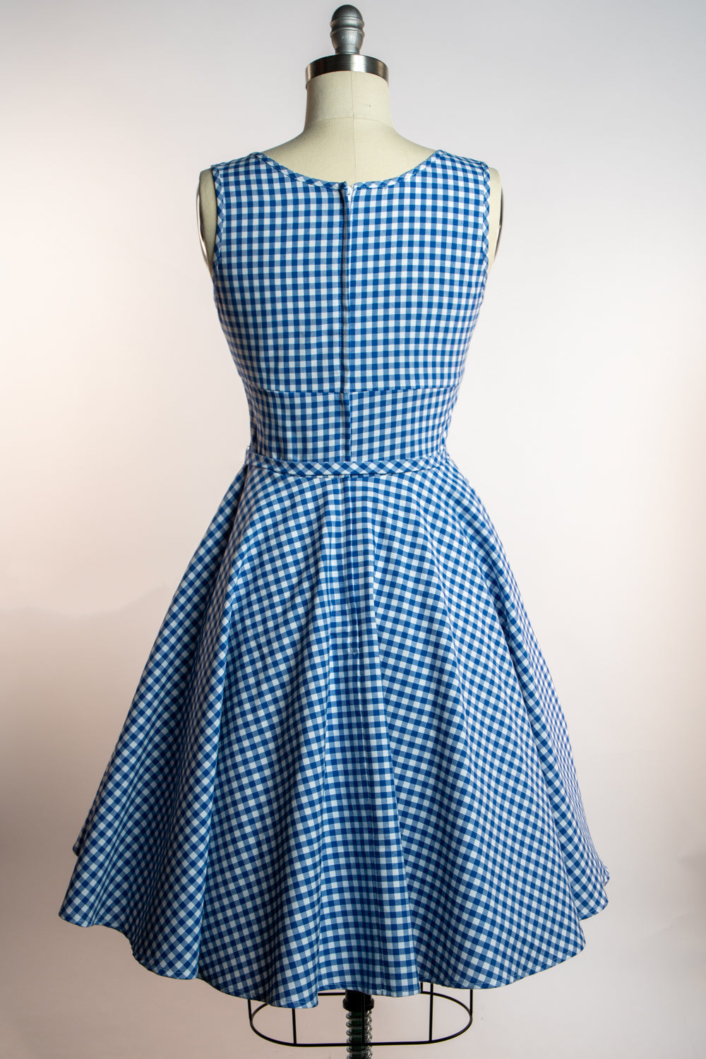 Serena Swing Dress- Blue Gingham