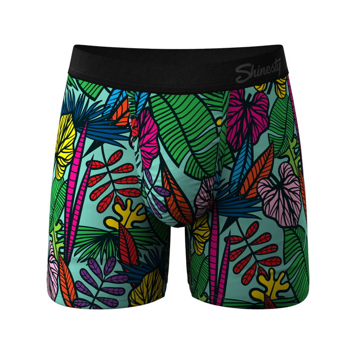 The Sex On The Beach | Light Blue Tropical Ball Hammock® Pouch Underwear