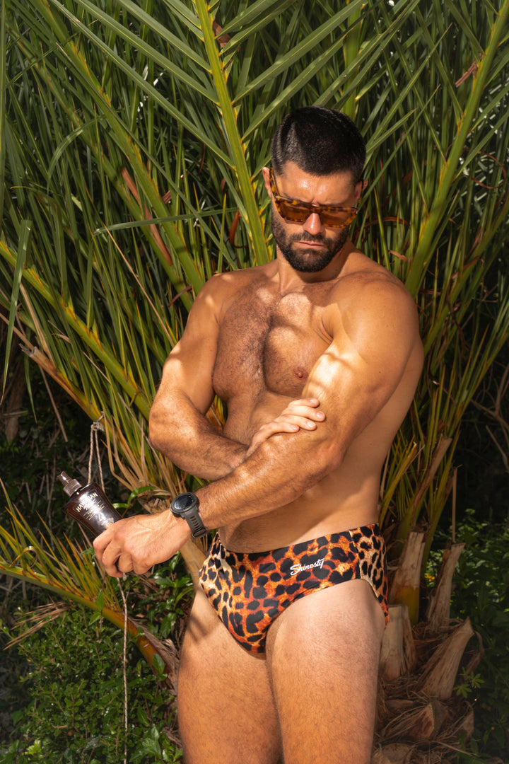 The Hot Spots | Leopard Ball Hammock® Pouch Swim Briefs