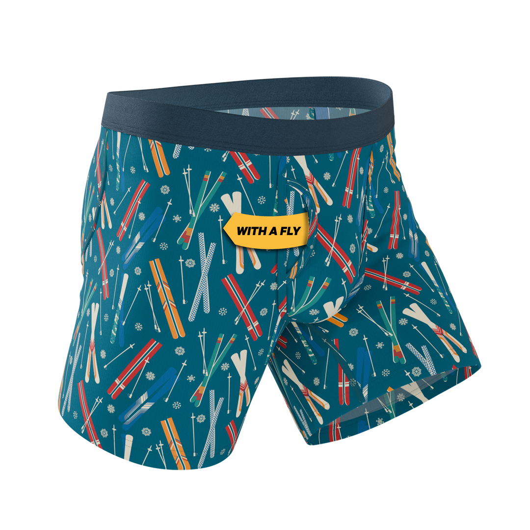 The Ski In Ski Out | Retro Ski Ball Hammock® Pouch Underwear With Fly