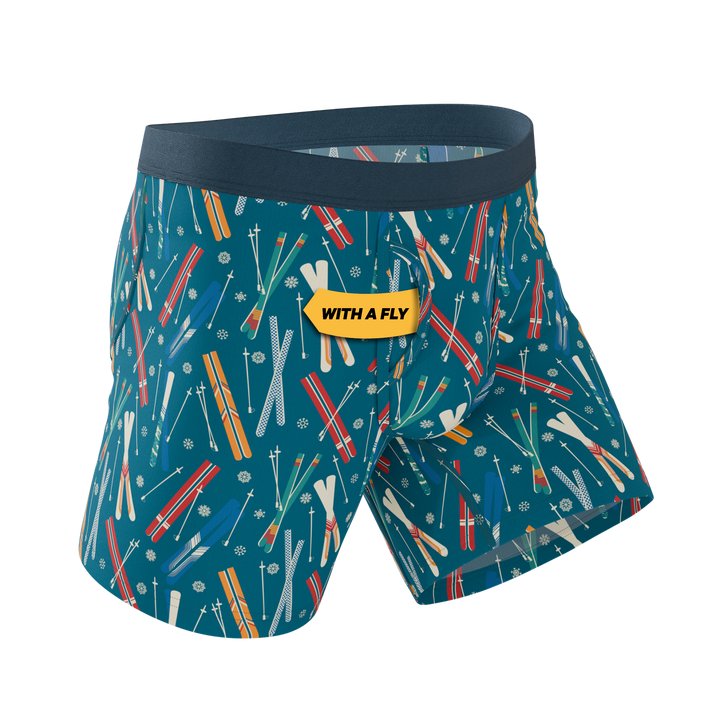 The Ski In Ski Out | Retro Ski Ball Hammock® Pouch Underwear With Fly