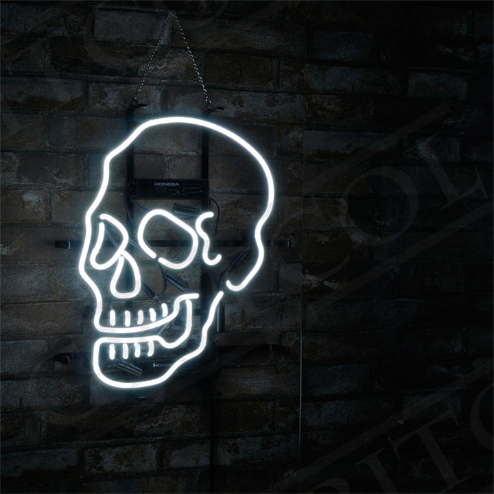 Skull Bone Shape Neon Light Sign