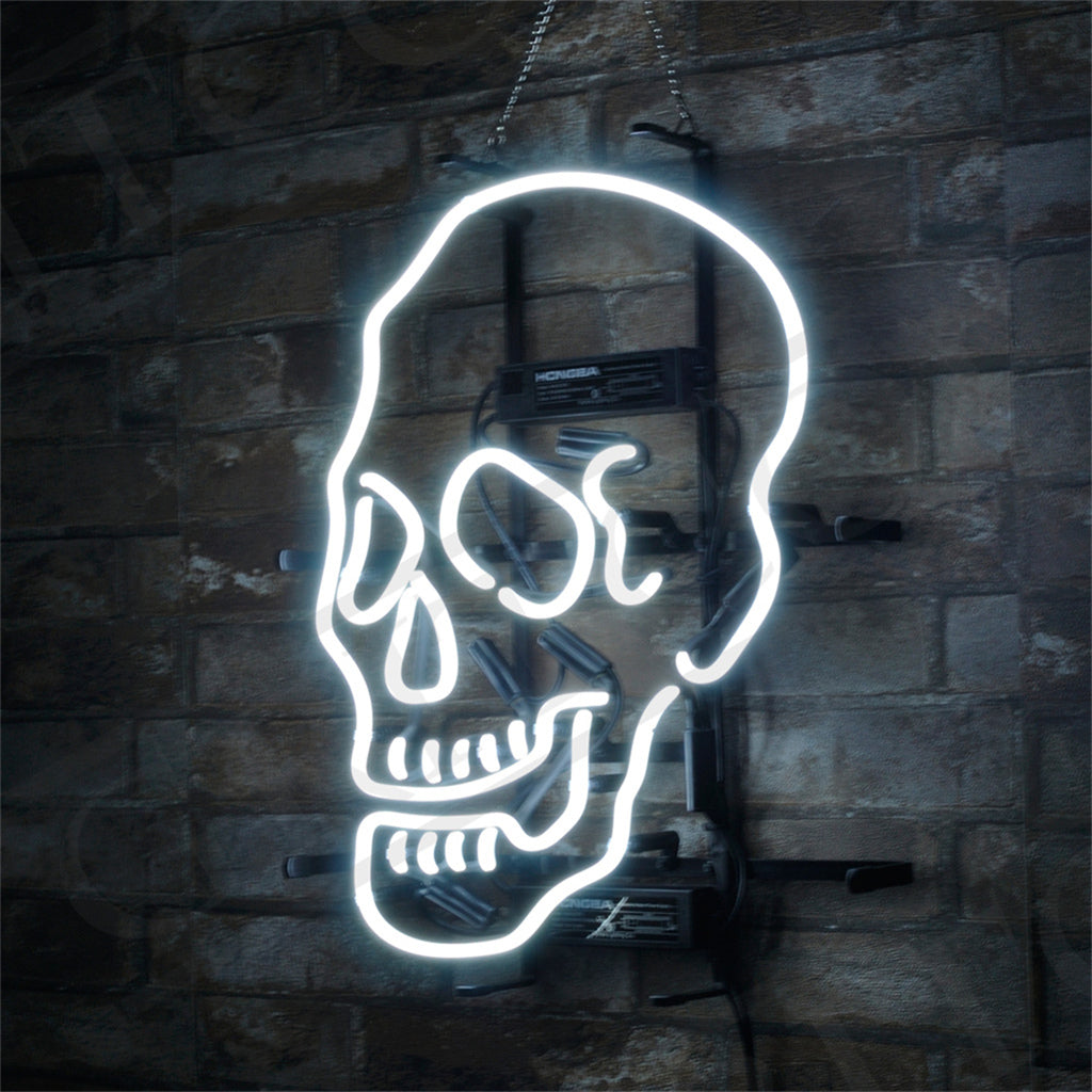 Skull Bone Shape Neon Light Sign