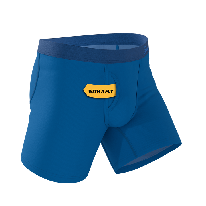 The Skydiver | Ocean Blue Ball Hammock® Pouch Underwear With Fly