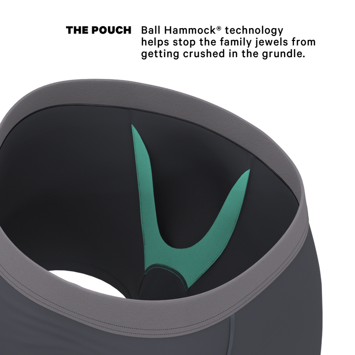 The Slate Expectations | Grey Tonal Ball Hammock® Pouch Underwear