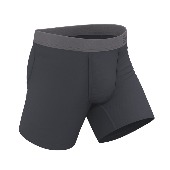 The Slate Expectations | Grey Tonal Ball Hammock® Pouch Underwear