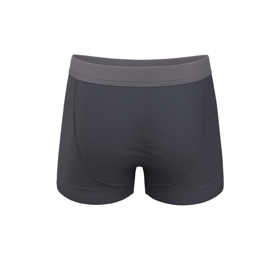 The Slate Expectations | Grey Tonal Ball Hammock® Pouch Trunks Underwear
