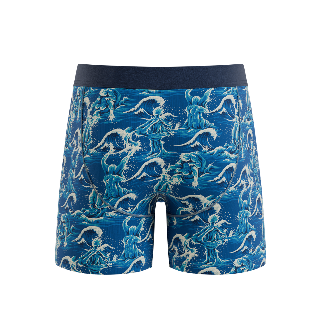 The Slippery When Wet | Naughty Wave Ball Hammock® Pouch Underwear With Fly