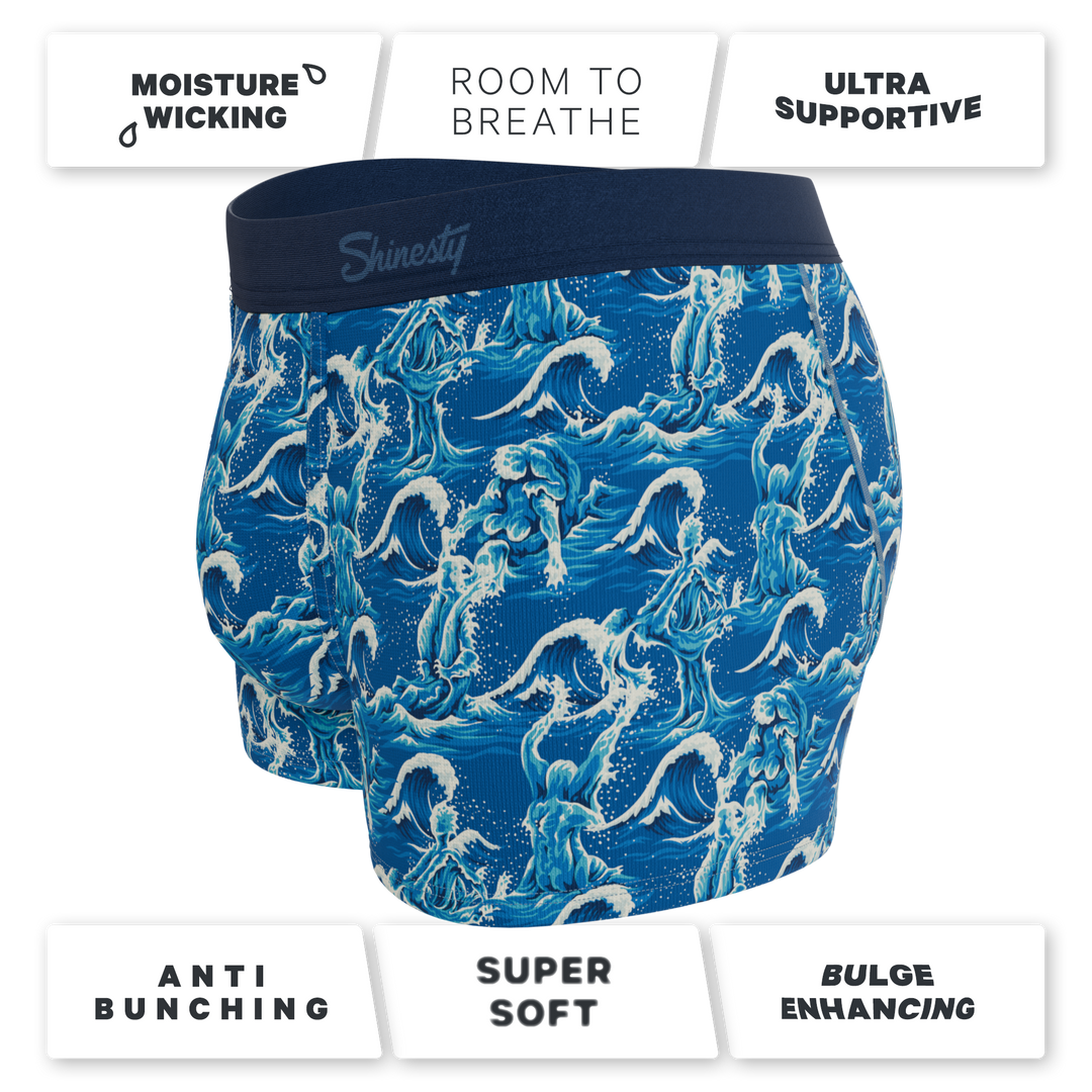 The Slippery When Wet | Naughty Wave Ball Hammock® Pouch Trunks Underwear