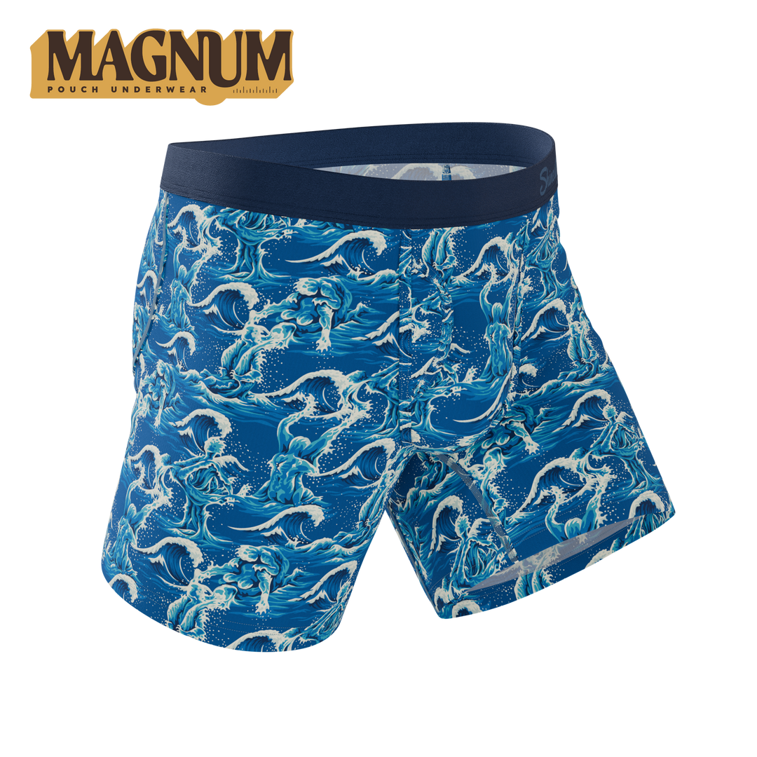 The Slippery When Wet | Naughty Wave Ball Hammock® Magnum Big Pouch Underwear