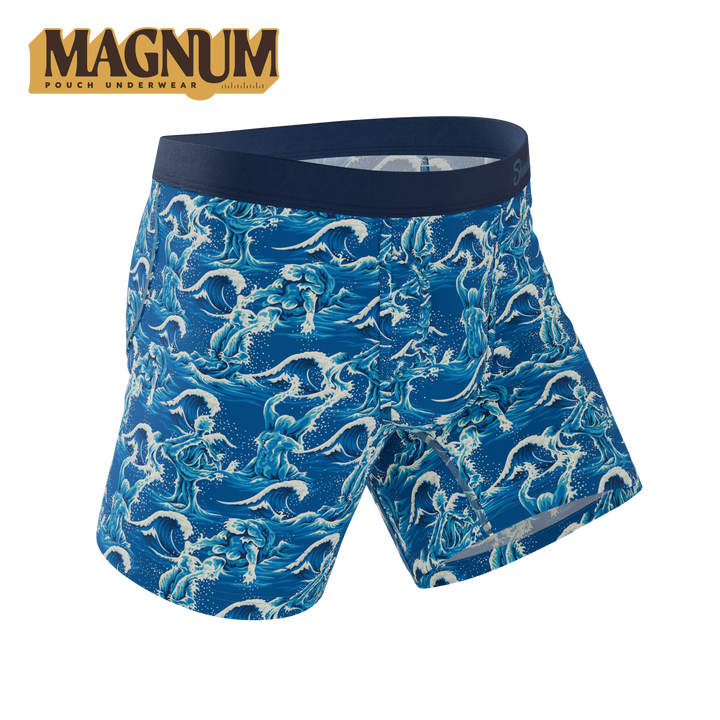 The Slippery When Wet | Naughty Wave Ball Hammock® Magnum Big Pouch Underwear