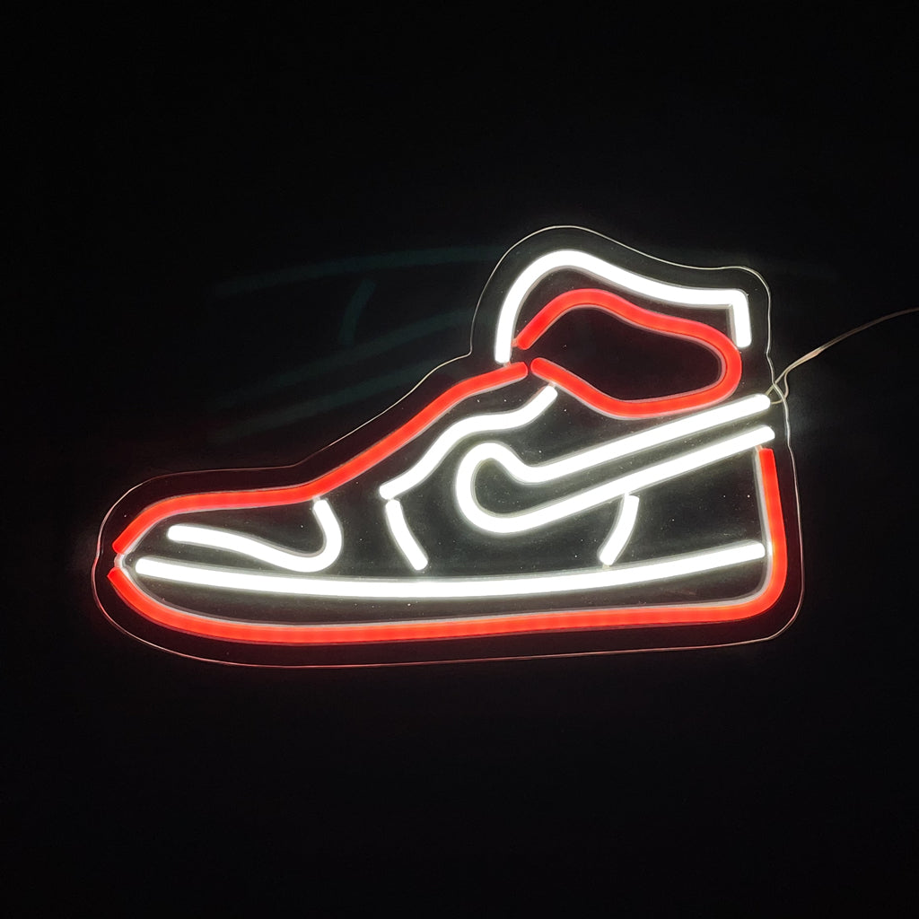 Red Sneaker LED Neon Light