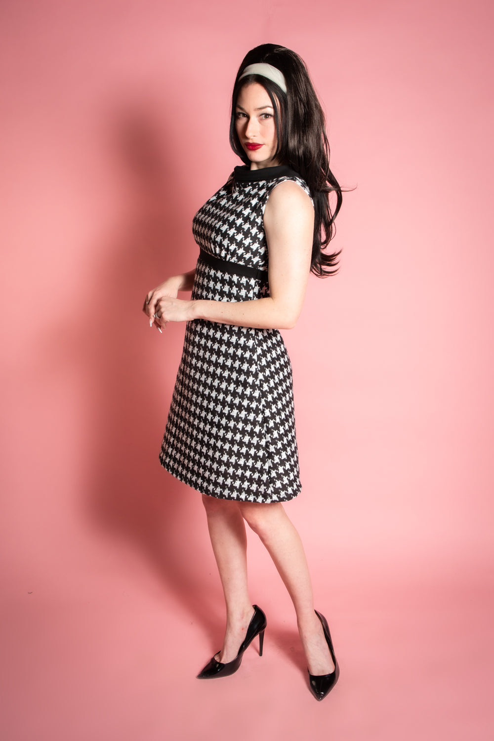 Fifi Dress - Houndstooth