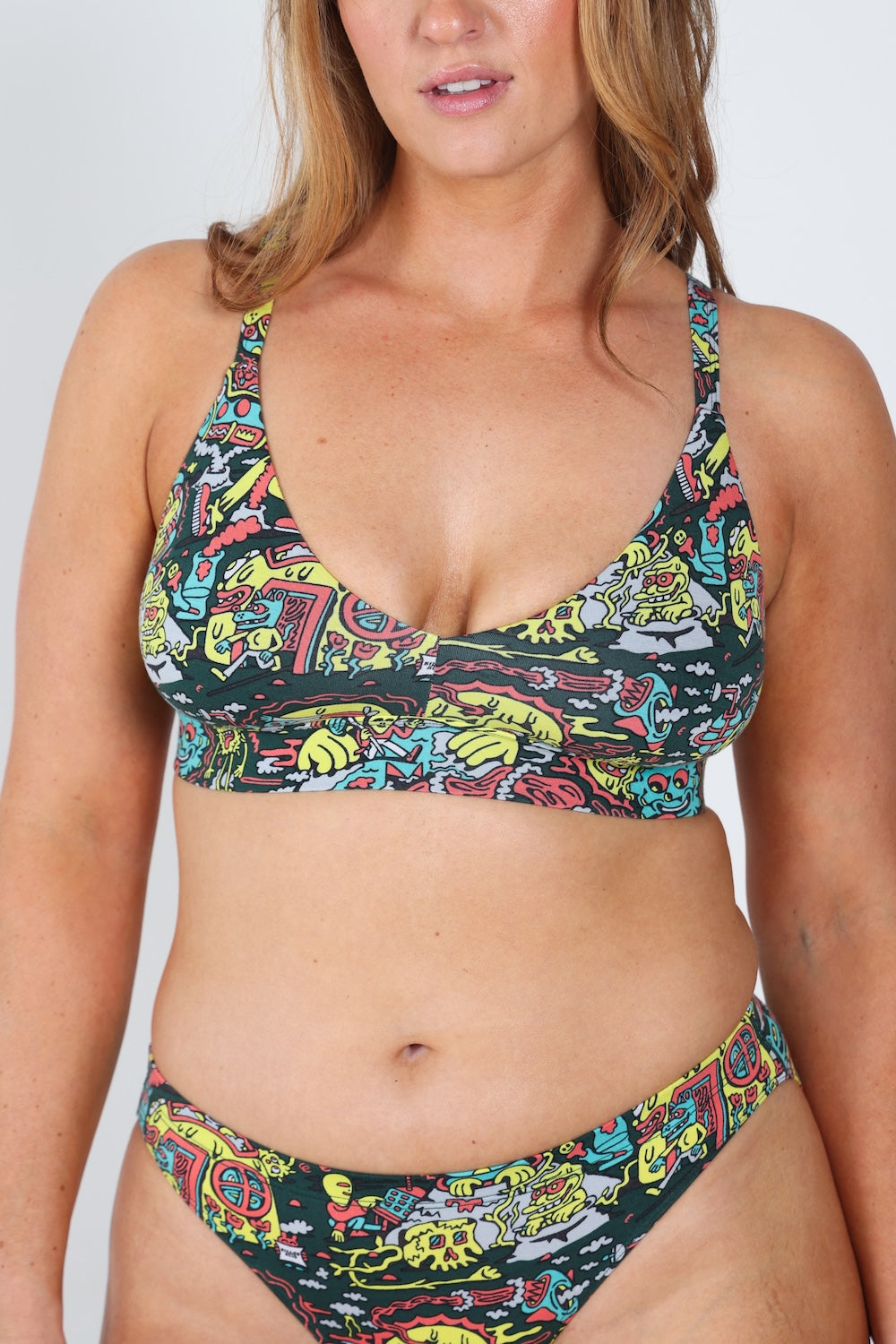 The Spaced Out | Shinesty X Killer Acid Boob Hammock™ Plunge Bralette