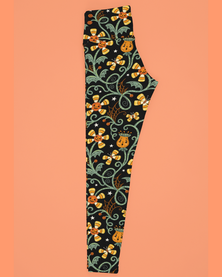 Spooky Sweet Garden (Johanna Parker Exclusive) - High-quality Handcrafted Vibrant Leggings