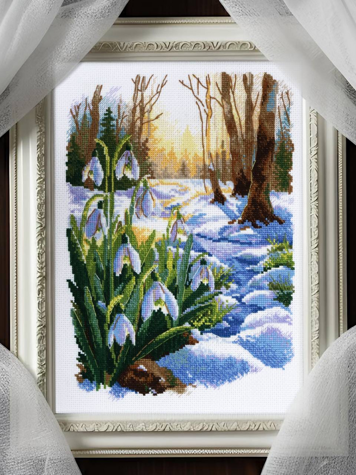 Spring Is Coming Counted Cross Stitch Kit by Riolis R2336