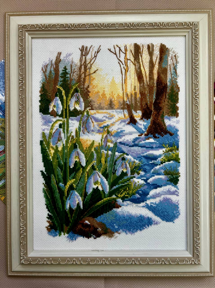 Spring Is Coming Counted Cross Stitch Kit by Riolis R2336