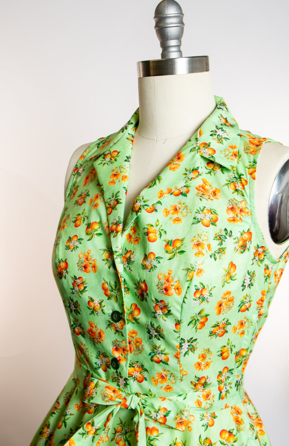 Staci Dress- Orange County, Lime