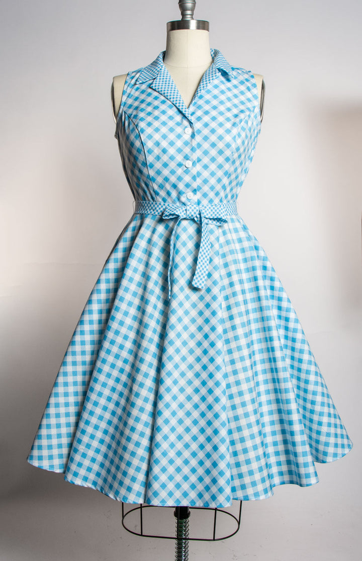 Staci Dress- Big Sky Gingham