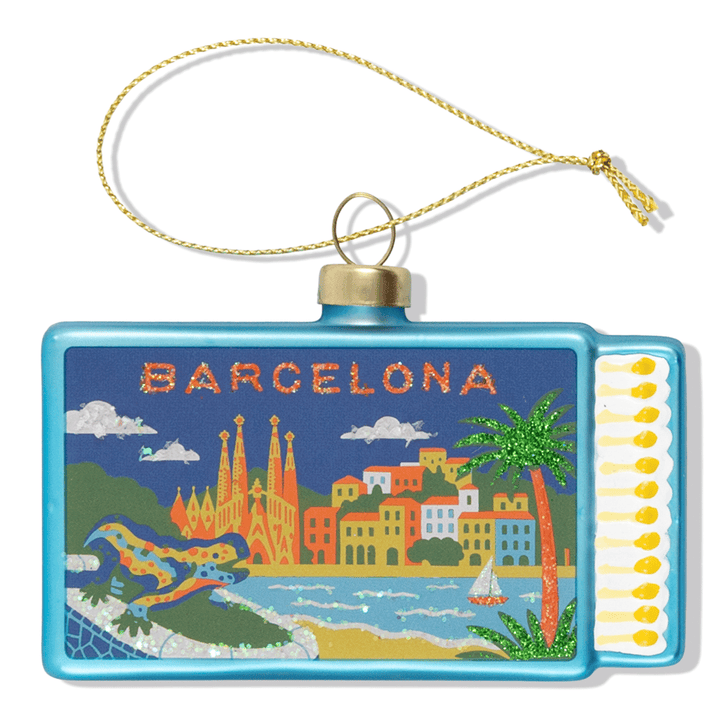 Barcelona Matchbook Ornament