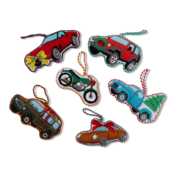 Needlepoint Icon Ornament - Off-Road Truck