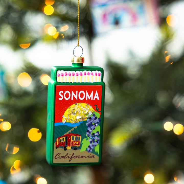Matchbook Ornament - Sonoma