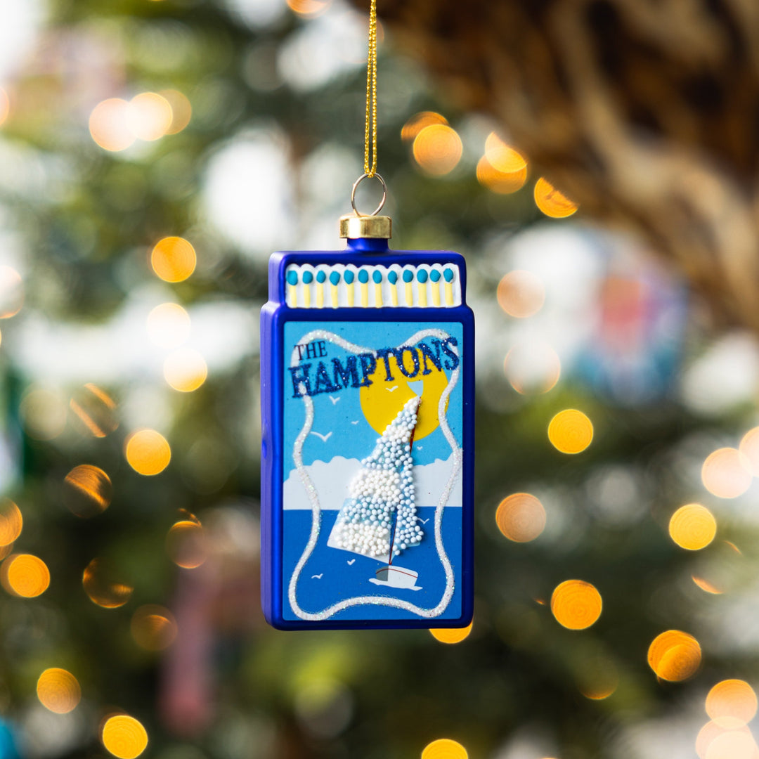 Matchbook Ornament - Hamptons