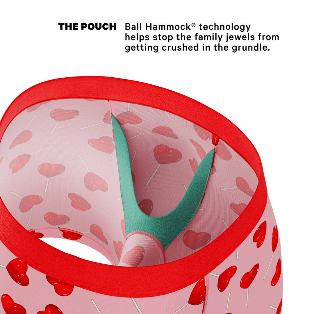 The Suckered In | Heart Lollipop Ball Hammock® Pouch Underwear