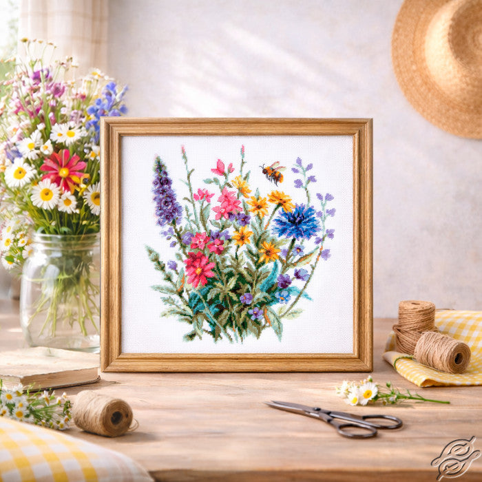 Summer Palette Counted Cross Stitch Kit by Magic Needle 70-59