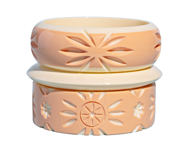 the Palm Springs Bangle Collection - the Saucer Spacer