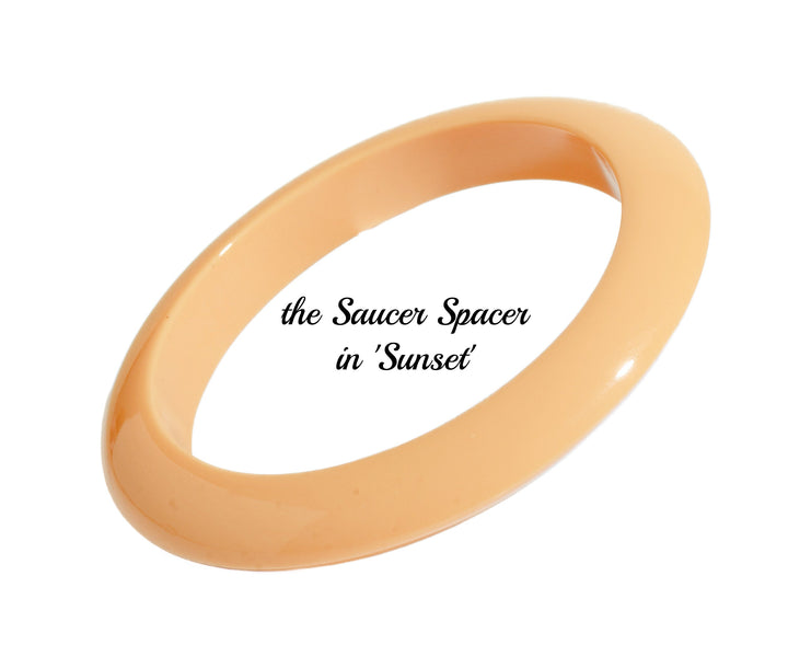 the Palm Springs Bangle Collection - the Saucer Spacer