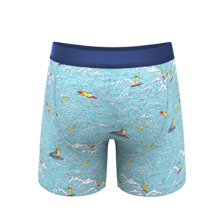 The Surfin' Turf | Shinesty Surfer Ball Hammock® Pouch Underwear With Fly