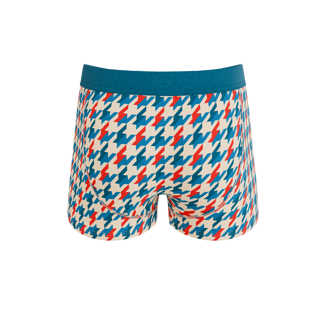 The Swanky | Retro Houndstooth Ball Hammock® Pouch Trunks Underwear