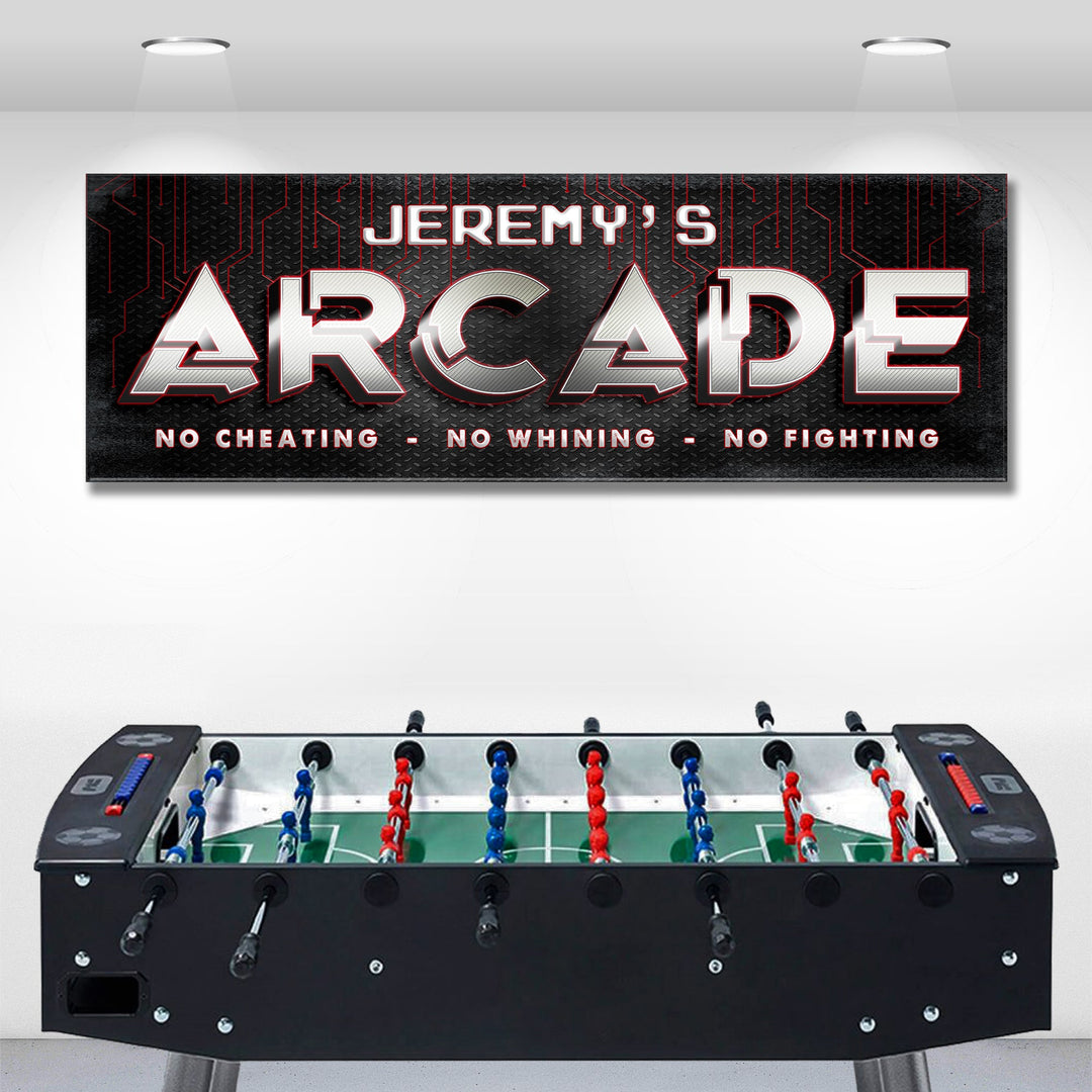 Arcade Family Sign