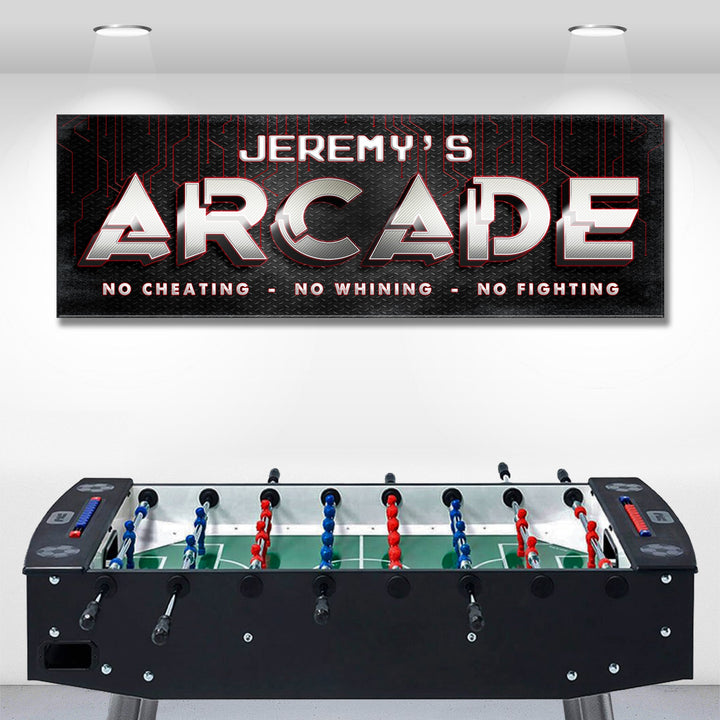 Arcade Family Sign